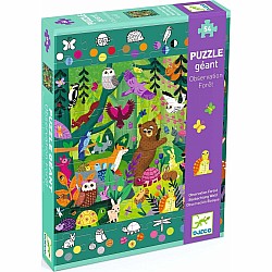 Observation Forest Giant Floor Jigsaw Puzzle