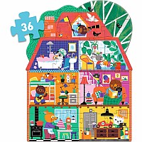 The Little Buddies' House 36 pc Giant Floor Jigsaw Puzzle