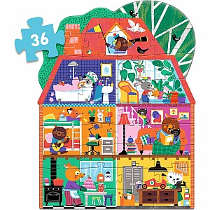 The Little Buddies' House 36 pc Giant Floor Jigsaw Puzzle