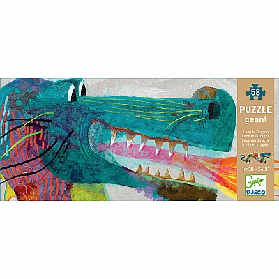 Giant Floor Puzzles Leon the Dragon - 58pcs