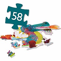 Giant Floor Puzzles Leon the Dragon - 58pcs