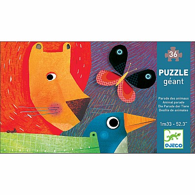 Giant Floor Puzzles Animal Parade - 36pcs