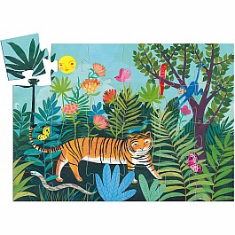 Silhouette Puzzles - The Tiger's Walk - 24pcs