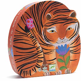 Silhouette Puzzles - The Tiger's Walk - 24pcs