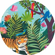 Silhouette Puzzles The Tiger's Walk - 24pcs