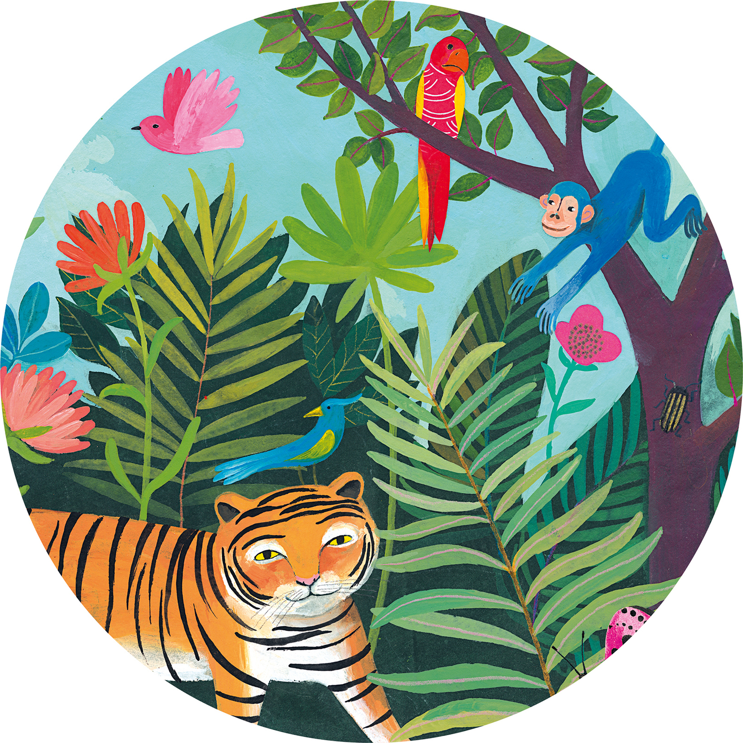 Silhouette Puzzles The Tiger's Walk - 24pcs