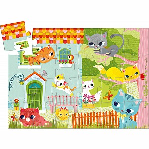 Silhouette Puzzles - Pachat And His Friends - 24pcs