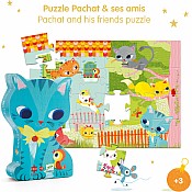 Silhouette Puzzles - Pachat And His Friends - 24pcs