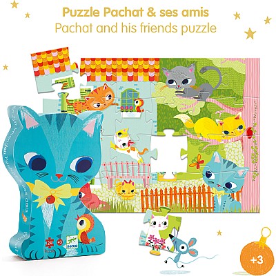 Silhouette Puzzles - Pachat And His Friends - 24pcs