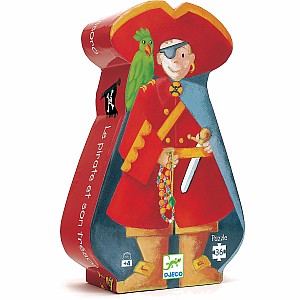 Silhouette Puzzles The Pirate And His Treasure - 36pcs