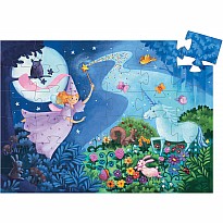 Silhouette Puzzles The Fairy And The Unicorn - 36pcs