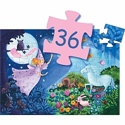 Silhouette Puzzles The Fairy And The Unicorn - 36pcs