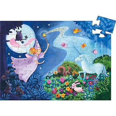 Silhouette Puzzles The Fairy And The Unicorn - 36pcs