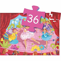 Silhouette Puzzles The Ballerina With The Flower - 36pcs