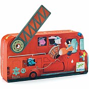 Silhouette Puzzles The Fire Truck - 16pcs