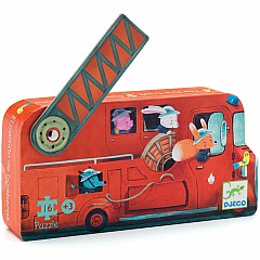 Silhouette Puzzles The Fire Truck - 16pcs