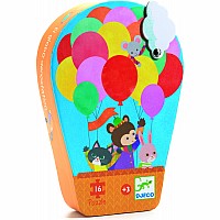 Silhouette Puzzles The Hot Air Balloon - 16pcs