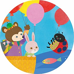 Silhouette Puzzles The Hot Air Balloon - 16pcs