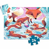 Ginger Little Fox 24pc Silhouette Jigsaw Puzzle