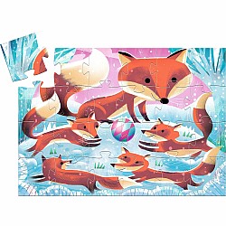 Ginger Little Fox 24pc Silhouette Jigsaw Puzzle