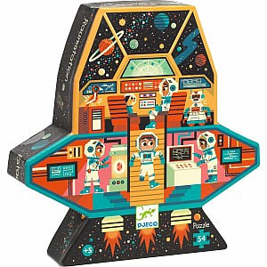 Space Station 54pc Silhouette Jigsaw Puzzle