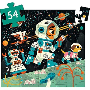 Space Station 54pc Silhouette Jigsaw Puzzle
