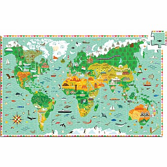 Observation Puzzles Around the World + booklet - 200pcs