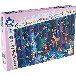 Djeco Enchanted Forest 100pcs Observation Puzzle