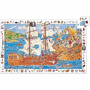 DJECO Observation Puzzles Pirates - 100pcs