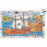 DJECO Observation Puzzles Pirates - 100pcs 