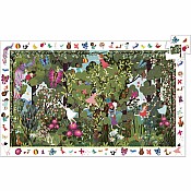 Garden Play Time 100pc Observation Jigsaw Puzzle + Poster