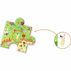 Little Friends' Garden 35pc Observation Puzzle + Poster
