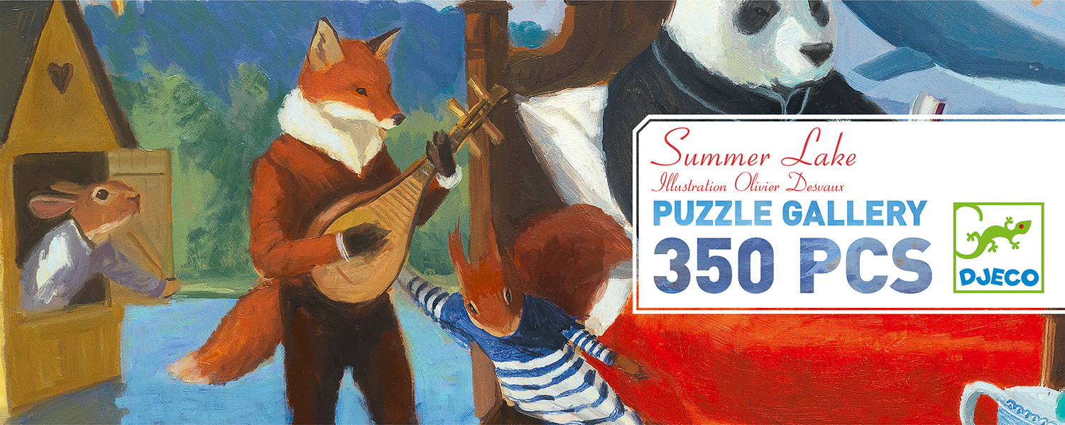 Acheter Puzzle Gallery : Summer Lake - 350 pièces, Djeco, Annecy