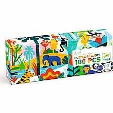 Jungle 100pc Gallery Jigsaw Puzzle + Poster
