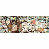 Djeco Treehouse 100Pc Gallery Jigsaw Puzzle + Poster
