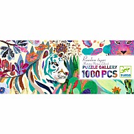 1000 pc Gallery Puzzles Rainbow Tigers 