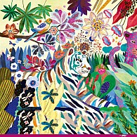 1000 pc Gallery Puzzles Rainbow Tigers 