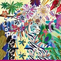1000 pc Gallery Puzzles Rainbow Tigers 
