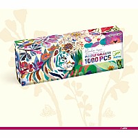 1000 pc Gallery Puzzles Rainbow Tigers 