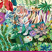 1000 pc Gallery Puzzles Rainbow Tigers 