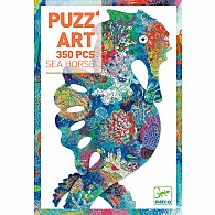  350 pc Puzz'Art Shaped Jigsaw Puzzle Sea Horse
