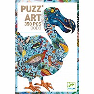  350 pc Puzz'Art Shaped Jigsaw Puzzle Dodo