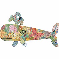  150pc Whale Puzz'Art Shaped Jigsaw Puzzle + Poster
