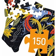  150pc Puzz'Art Panther Shaped Jigsaw Puzzle