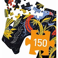  150pc Puzz'Art Panther Shaped Jigsaw Puzzle