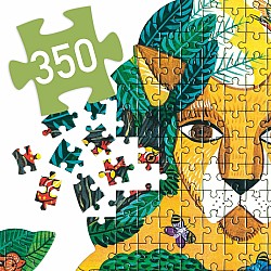 Lion 350 pc Puzz'Art Shaped Jigsaw Puzzle