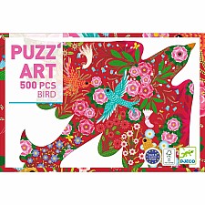 Bird 500pc Puzz'Art Shaped Jigsaw Puzzle
