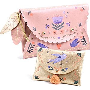 DJECO Sweet Fashionista Pouches DIY Craft Kit