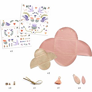 DJECO Sweet Fashionista Pouches DIY Craft Kit