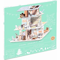 DIY Color Assemble Play Craft Kit: Doll House